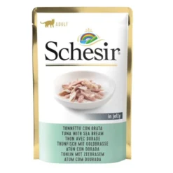 Schesir Adult Atún y Dorada sobre para gatos