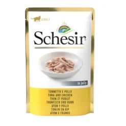 Schesir Adult Atún y Pollo sobre para gatos