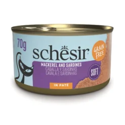Schesir Lata Caballa y Sardinas en paté para gatos
