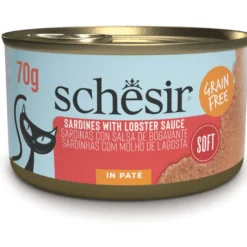Schesir Lata Sardinas y Bogavante en paté para gatos