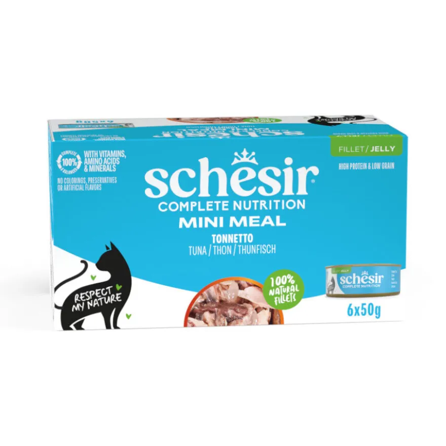 Schesir Mini Meal Atún para gatos - Multipack