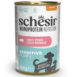 Schesir Monoprotein Lata Cerdo para cachorros