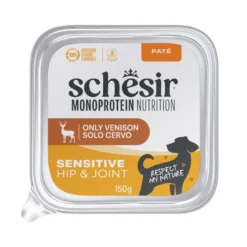 Schesir Monoprotein Tarrina Ciervo paté para perros