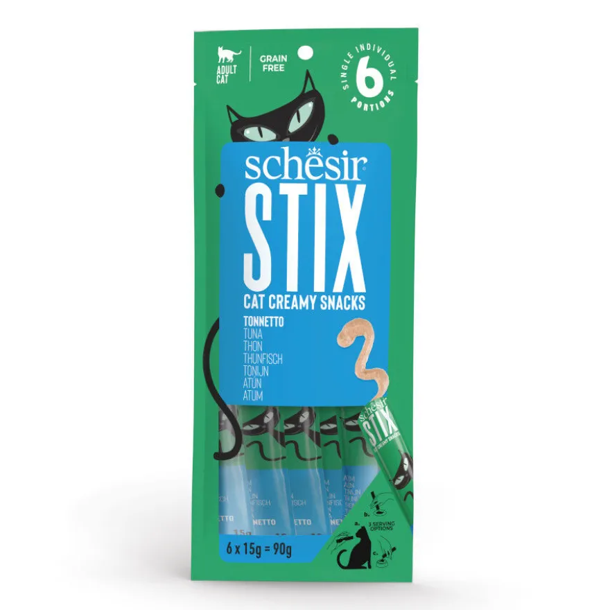 Schesir Stix Snacks Atún para gato