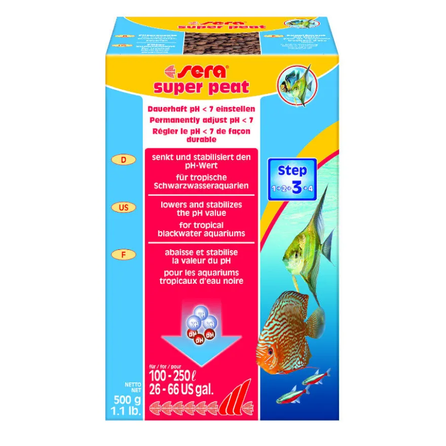 Sera Super Peat Acondicionador de Agua para acuarios