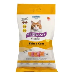 Serrano Bocaditos Omega 3 y DHA de Salmón y Atún para gatos