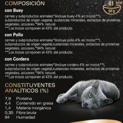 Sheba Délices du Jour en Salsa de ternera, pollo y cordero alimento húmedo para gatos