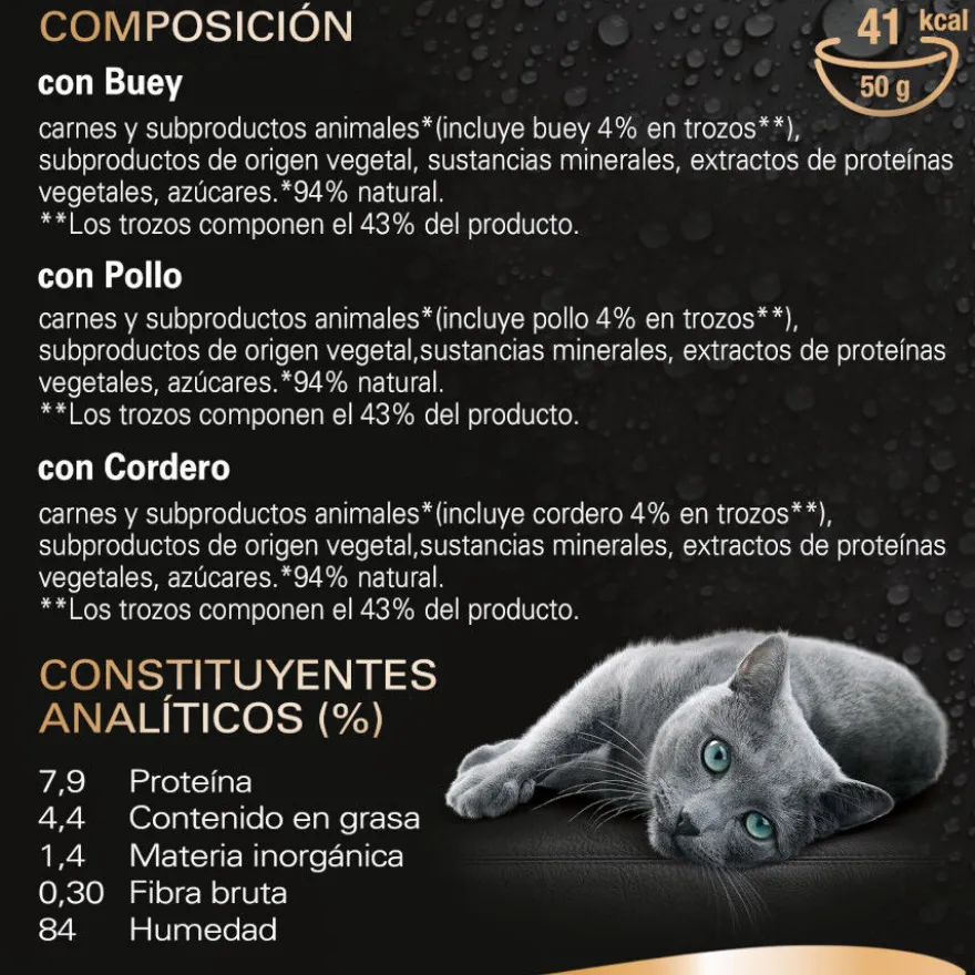 Sheba Délices du Jour en Salsa de ternera, pollo y cordero alimento húmedo para gatos