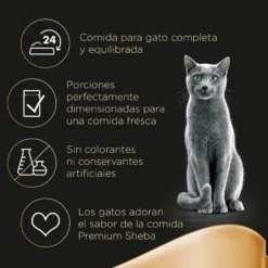 Sheba Délices du Jour en Salsa de ternera, pollo y cordero alimento húmedo para gatos