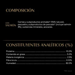 Sheba Finesse Salmón en Paté tarrina para gatos