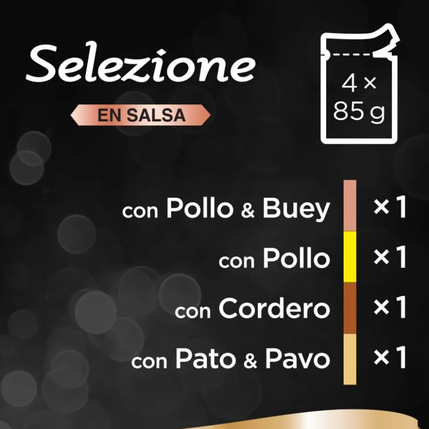 Sheba Selezione Carnes Salsa en Bolsita para Gatos - Multipack