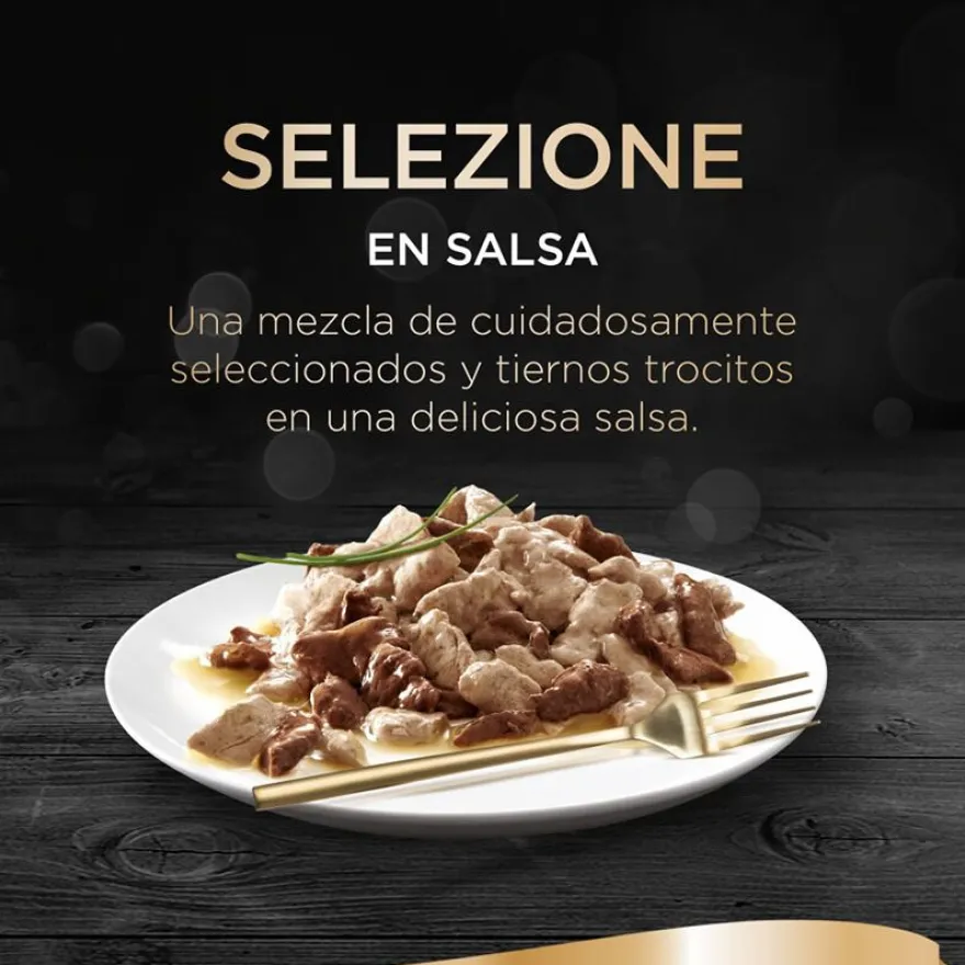 Sheba Selezione Carnes Salsa en Bolsita para Gatos - Multipack