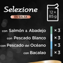 Sheba Selezione Pescados Salsa en Bolsita para Gatos - Multipack