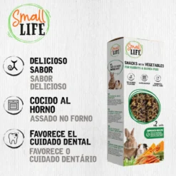 Small Life Barritas Snack con Vegetales para conejos y cobayas