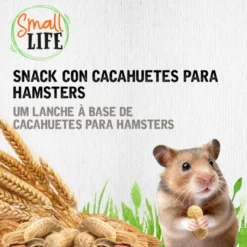 Small Life Barritas Snack con Cacahuetes para hámster