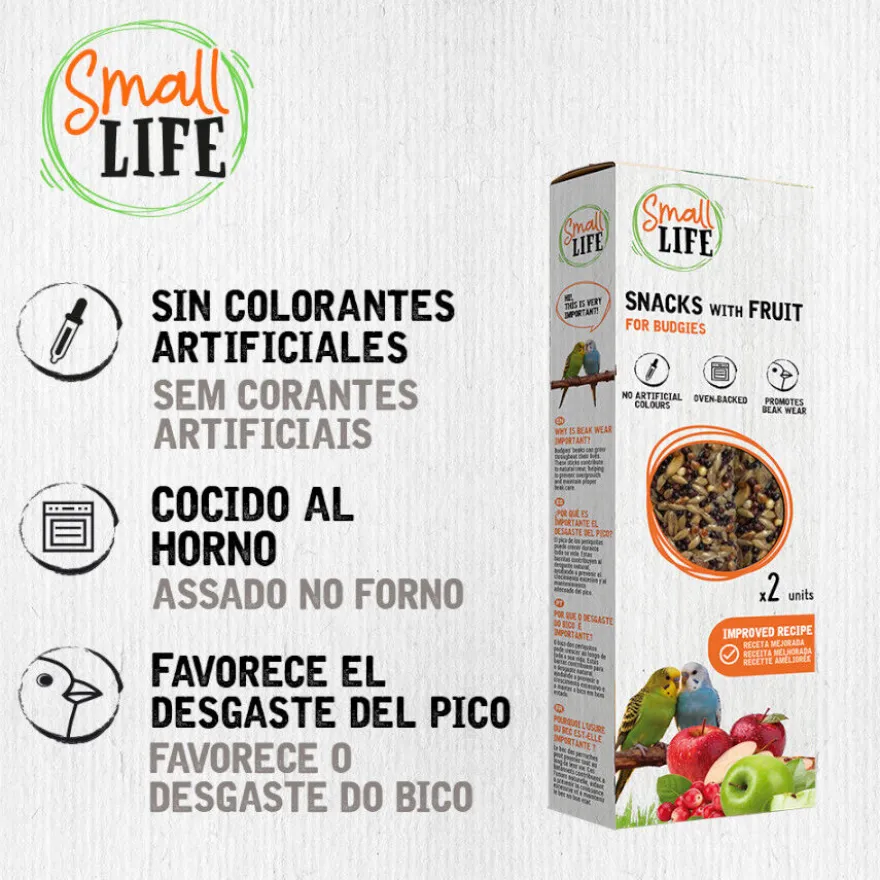 Small Life Barritas Snack con Fruta para periquitos