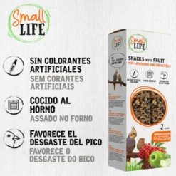 Small Life Barritas Snack con Fruta para agapornis y ninfas