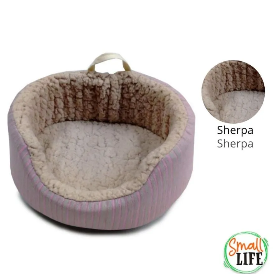 Small Life Cama Rosa para mascotas