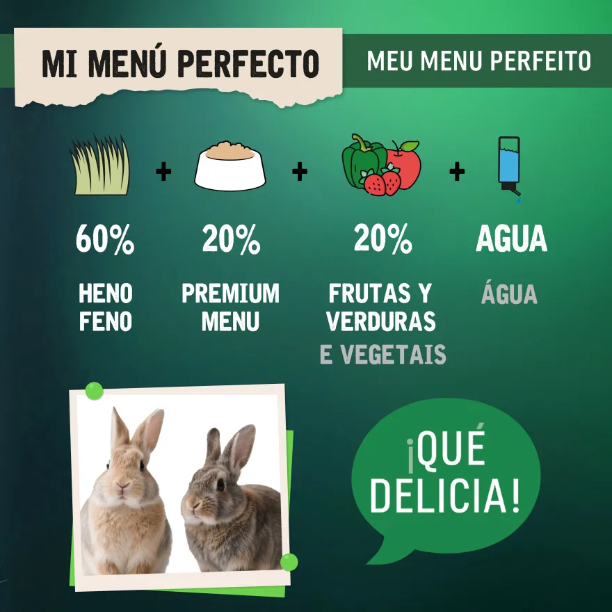 Small Life Selection Premium Menú Pienso para conejos adultos