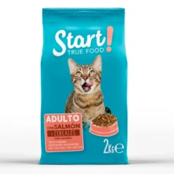 Start Adulto Salmón y Cereales pienso para gatos