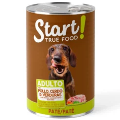 Start Adult Pollo con Cerdo y Verduras en Paté lata para perros
