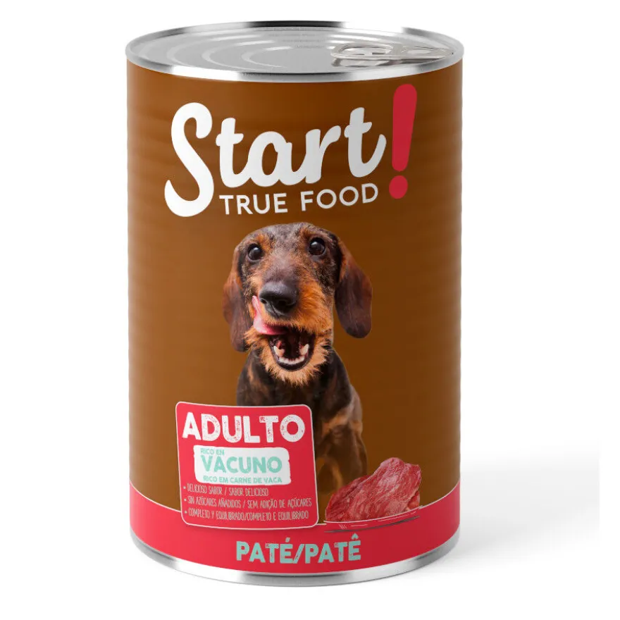 Start Adult Ternera lata para perros