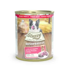 Stuzzy Monoprotein Buey lata para perros