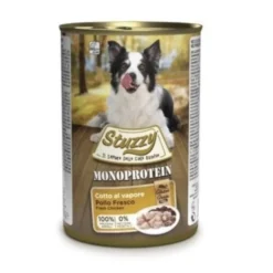 Stuzzy Monoprotein Pollo lata para perros