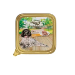 Stuzzy pollo tarrina para perros