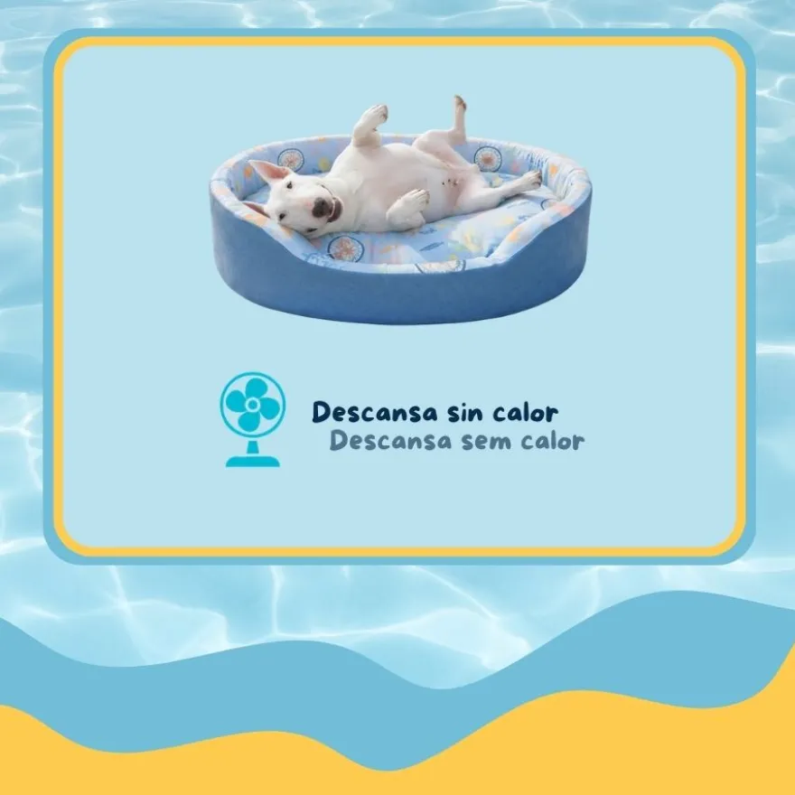 Summer Vibes Cama Refrescante para perros