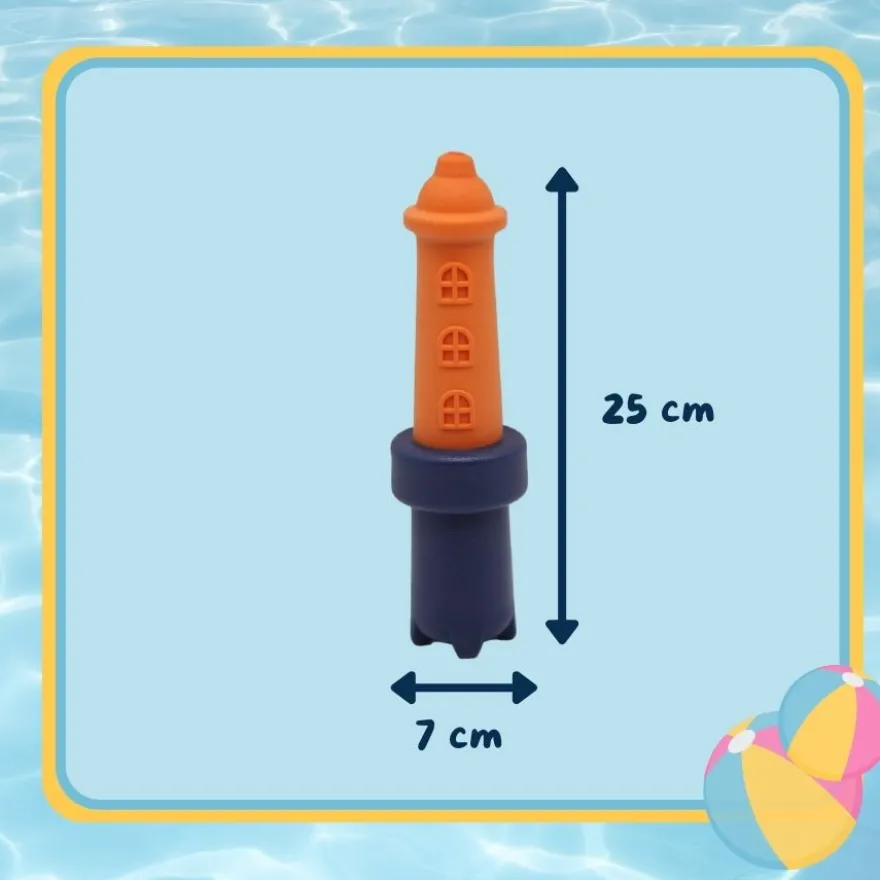 Summer Vibes Faro Flotante Mordedor Juguete para perros