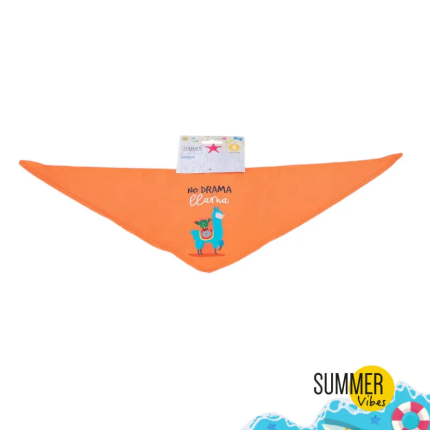 Summer Vibes Llama Bandana para perros