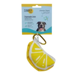 Summer Vibes Porta bolsas Limón para perros