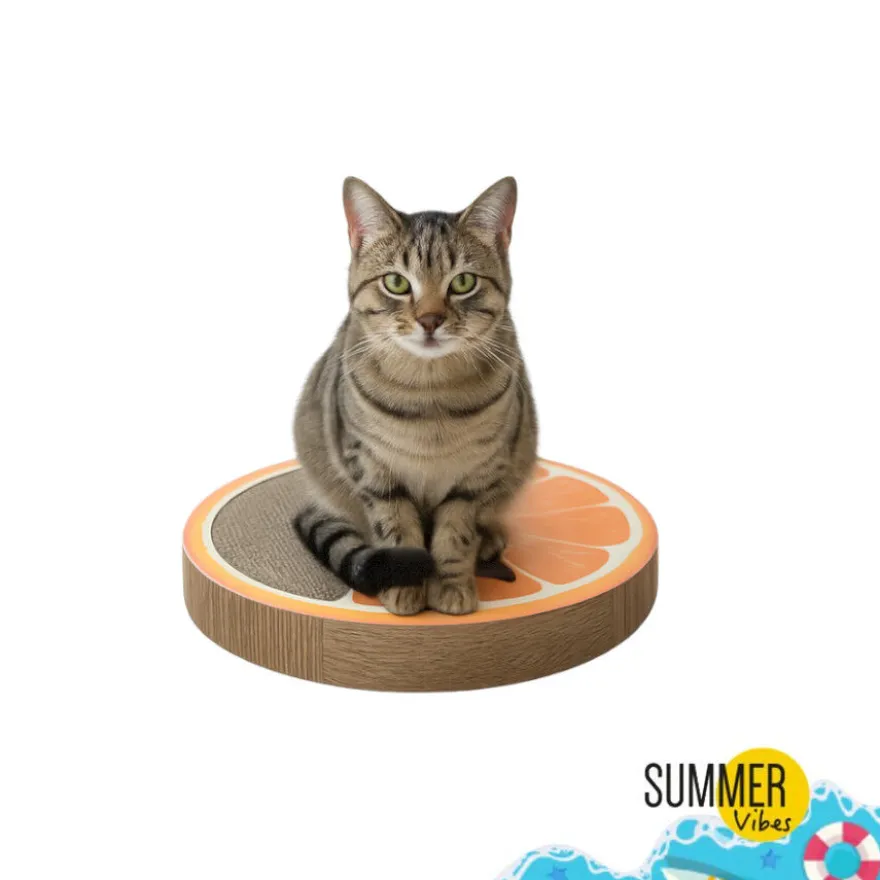 Summer Vibes Rascador Naranja Cartón para gatos
