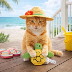 Summer Vibes Tortuga Peluche para gatos