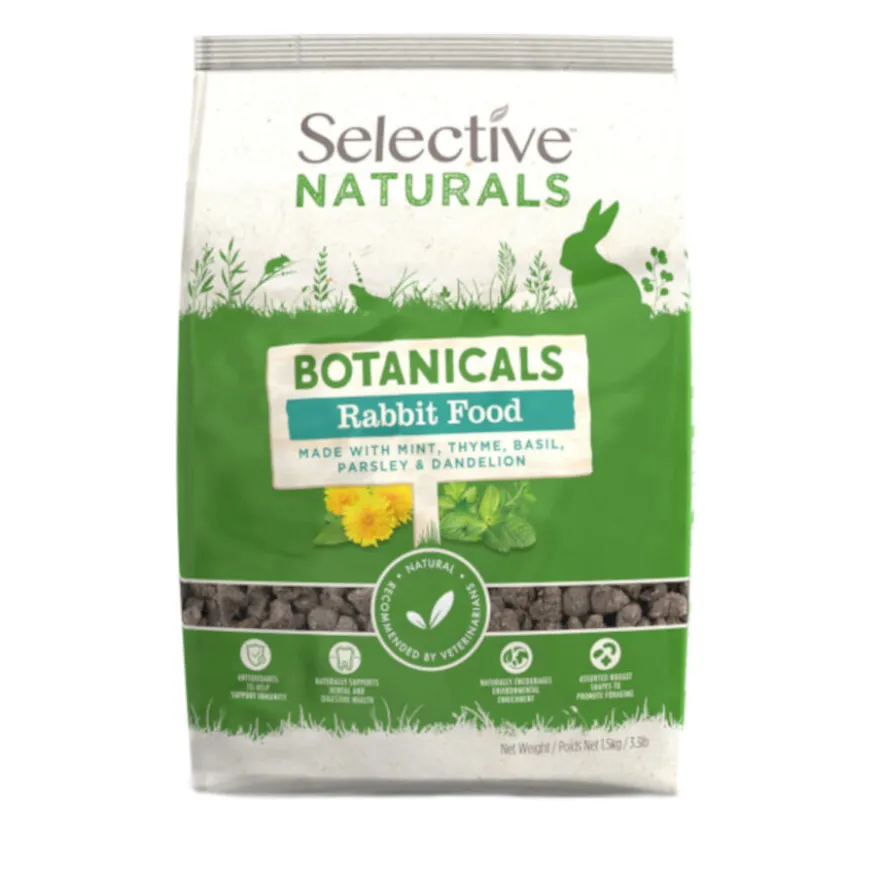 Supreme Selective Naturals Botanicals pienso para conejos