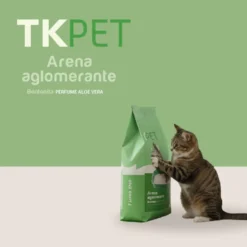 TK-Pet Arena Aglomerante de Bentonita y Aloe Vera para Gatos