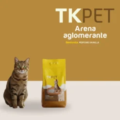 TK-Pet Arena Aglomerante de Bentonita con aroma de vainilla para gatos