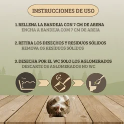 TK-Pet arena natural aglomerante para gatos