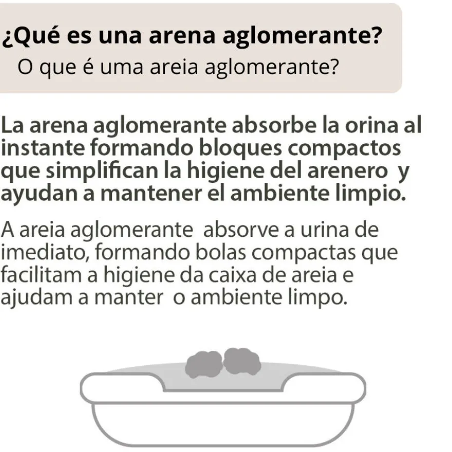 TK-Pet arena natural aglomerante para gatos