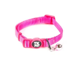 TK-Pet Classic Collar Nylon con Cascabel Rosa para gatos