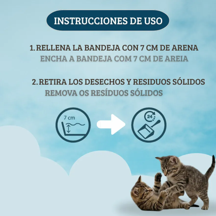 TK-Pet Clinic Arena Aglomerante Ultrafina para Kitten y Gatos Sensibles