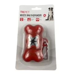 Tk Pet Dispensador Bolsitas Rollo Rojo para perros