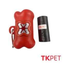 Tk Pet Dispensador Bolsitas Rollo Rojo para perros