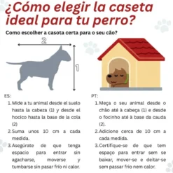 TK-Pet Lake Caseta de Madera para perros