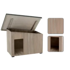 TK-Pet Lake Caseta de Madera para perros