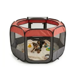 TK-Pet Parque Plegable de Lona para mascotas