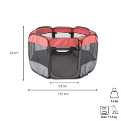 TK-Pet Parque Plegable de Lona para mascotas