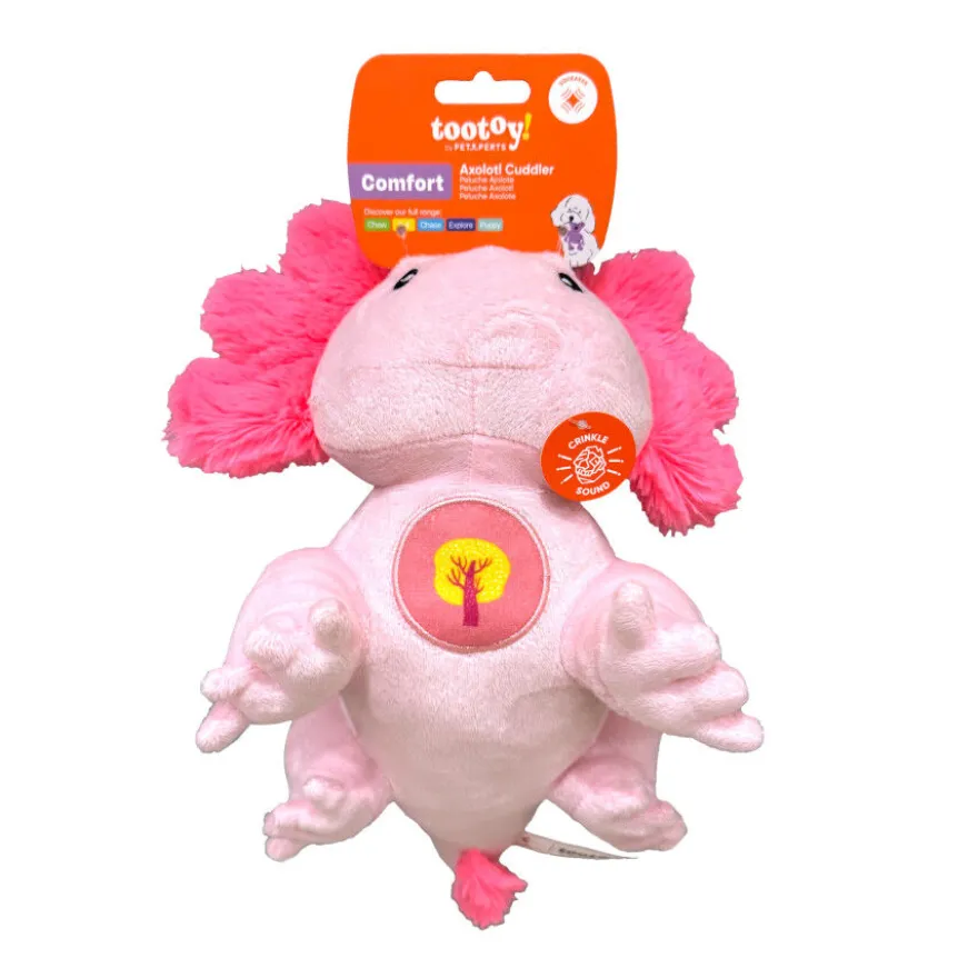 Tootoy! Ajolote Mordedor de Peluche con Sonido para perros