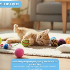 Tootoy! Caja con Juguetes Interactivos para gatos